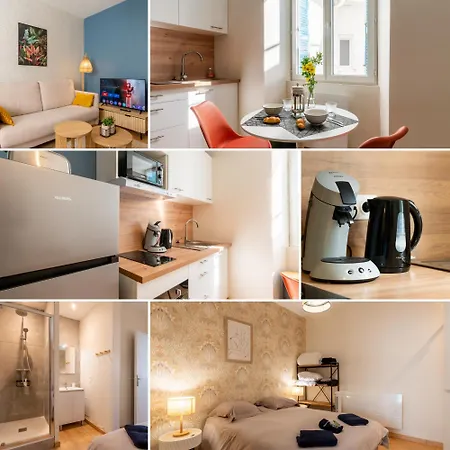 Cote Cour - 9 Min Des Sanctuaires - Moderne & Equipe - Jusqu'a 4 Couchages アパート ルルド
